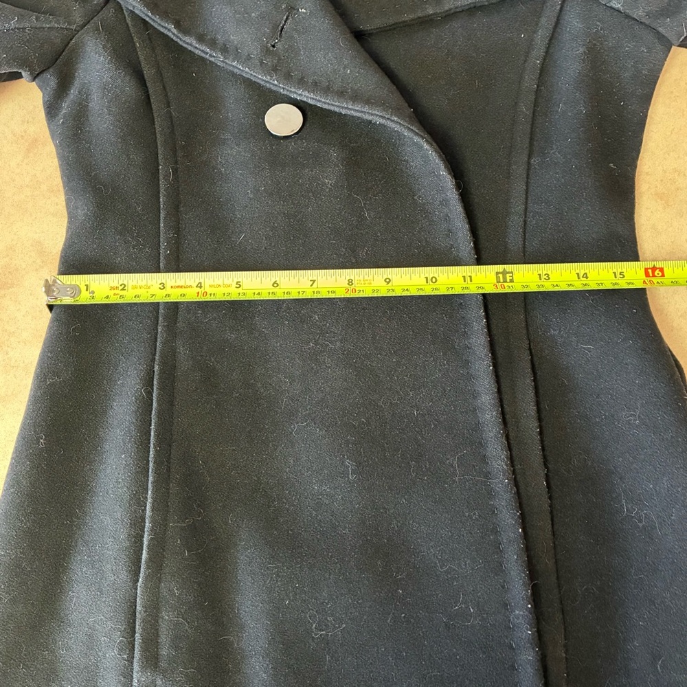 Aritzia T. BABATON Bromley Wool Cashmere Belted Military Peacoat Jacket - Picture 13 of 16